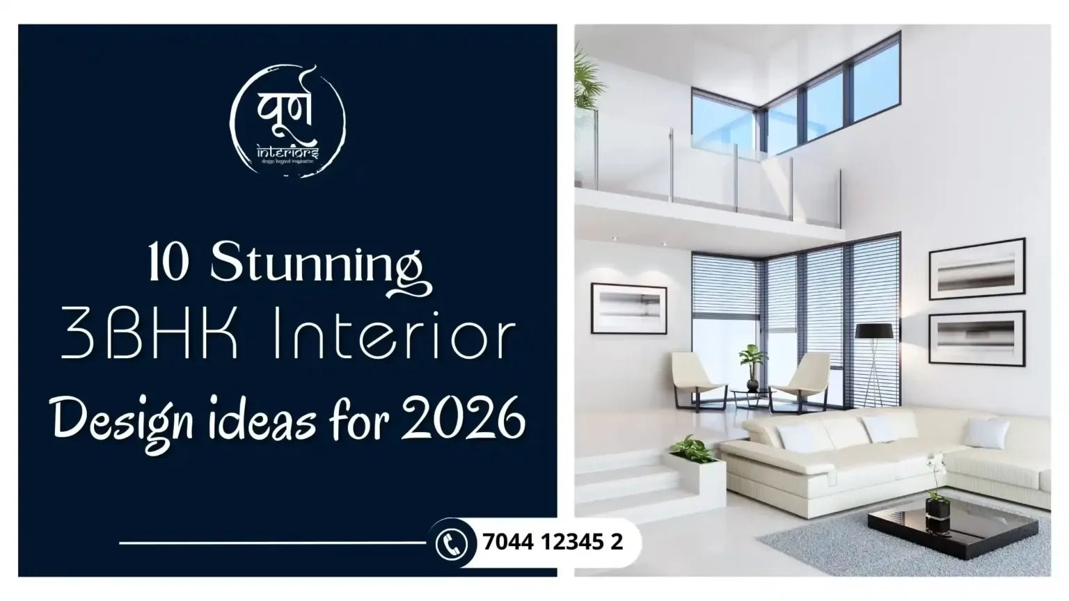 10 Stunning 3BHK Interior Design Ideas for 2026 - purninteriors
