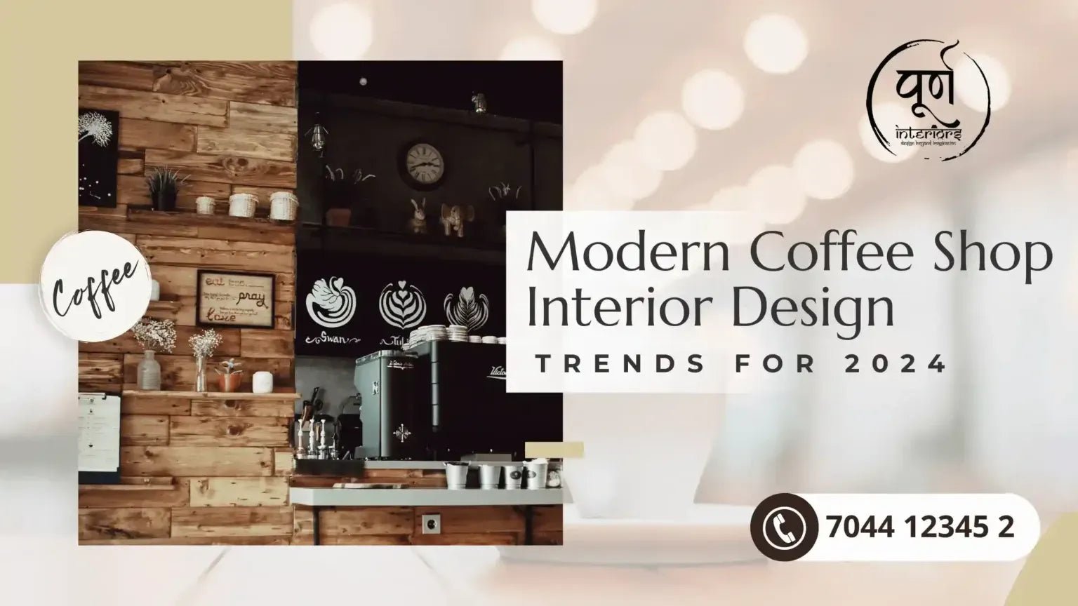 Modern Coffee Shop Interior Design Trends for 2024 - purninteriors