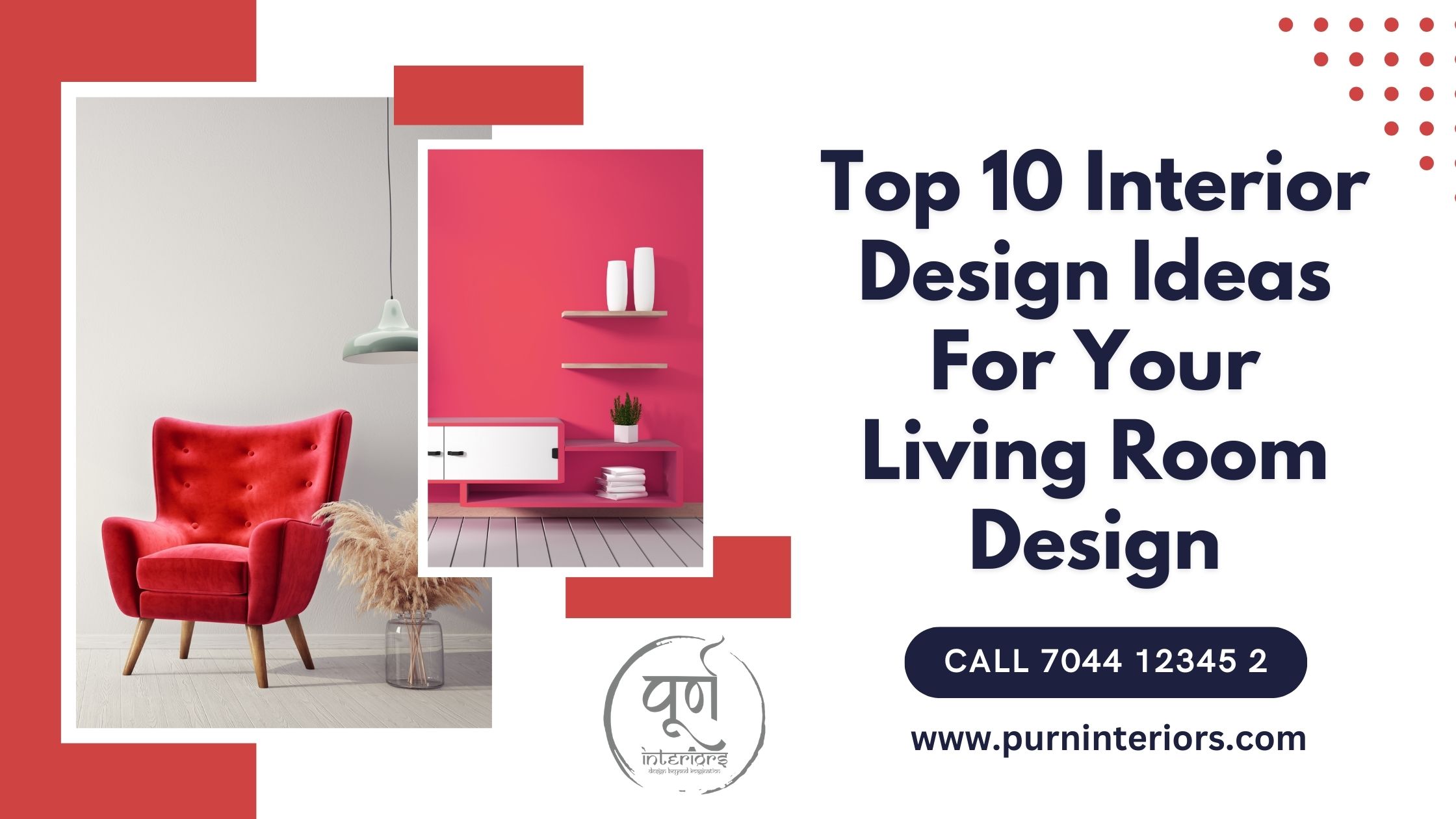 Top 10 Interior Design Ideas For Your Living Room Design