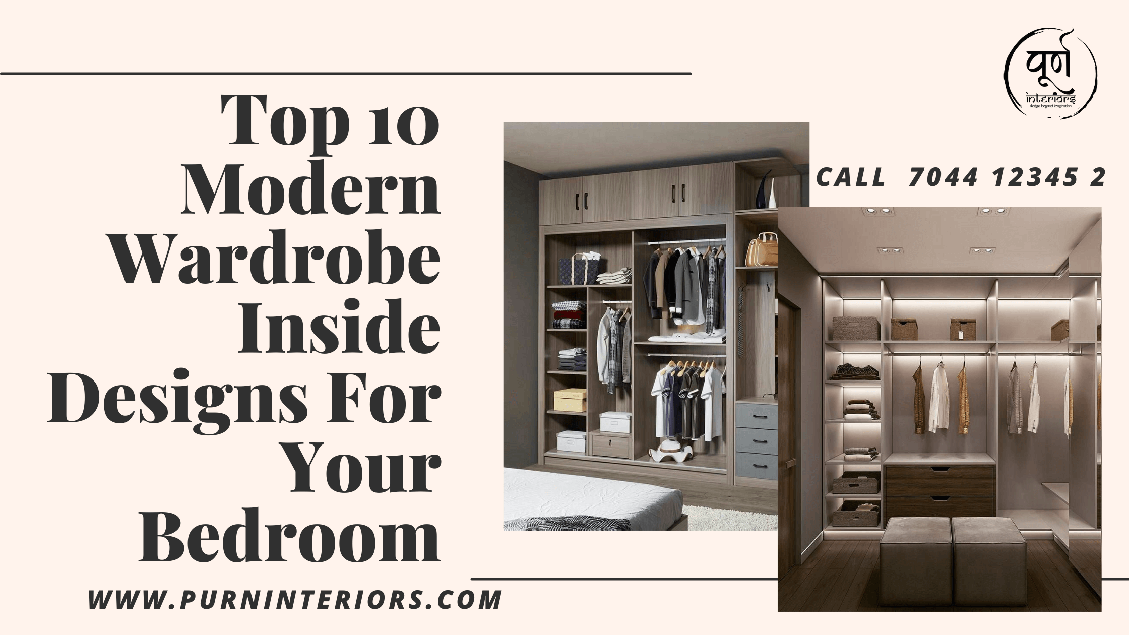 Top 10 Modern Wardrobe Inside Designs For Your Bedroom