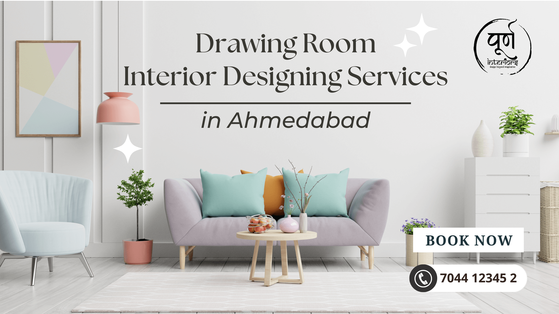 Drawing Room Interior Designing Services in Ahmedabad